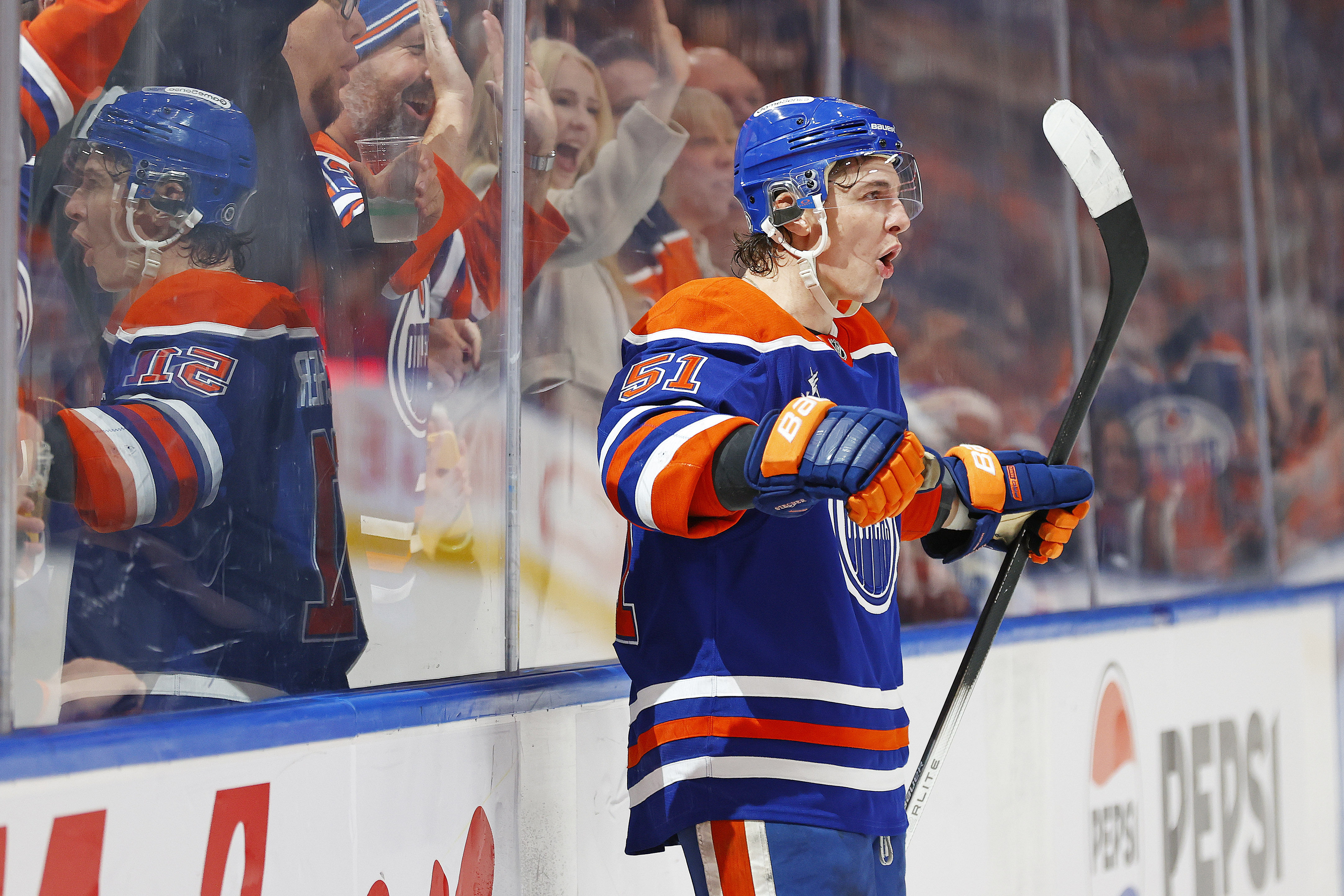 The Oilers are favored in tonight's home contest (Imagn)